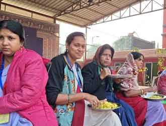 Teachers Lunchtime  AT Jayadev International School