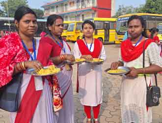 Teachers Lunchtime  AT Jayadev International School