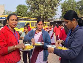 Teachers Lunchtime  AT Jayadev International School