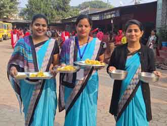 Teachers Lunchtime  AT Jayadev International School