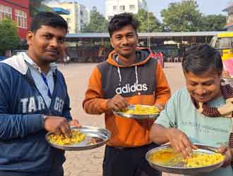 Teachers Lunchtime  AT Jayadev International School