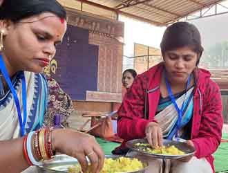 Teachers Lunchtime  AT Jayadev International School