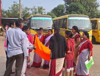 Indian Flag Knot Tying Training AT Jayadev International School