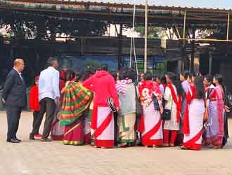 Indian Flag Knot Tying Training AT Jayadev International School